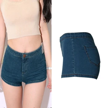 2017 Summer Women Cloth Short Jeans Night Club Exposed Hip Super Sexy High Waist Hot Pants Girl Denim Shorts Jeans