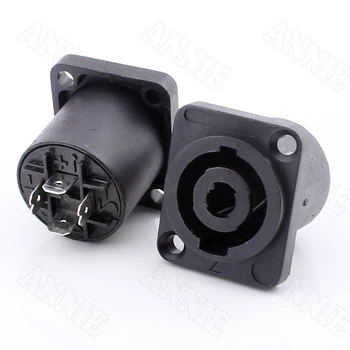 The aviation plug audio socket 4 needle professional speaker XLR connectors A total of four sets of