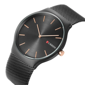 CURREN Luxury Brand Full Steel Strap Wristwatches Waterproof Men Quartz Watch Casual Watches relogio masculino 8256