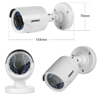 ANNKE 9CH 1080P DVR with 8 Outdoor Security HD Camera System Smart Search+ 1 Wifi 1080p wireless ip camera