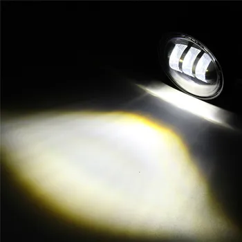 2PCS/Pair 4 Inch 30W LED Fog Light For Jeep/Wrangler/JK 07-14/Dodge/Magnum LED Chip Lamp Auto DRL Lighting Led Headlamp