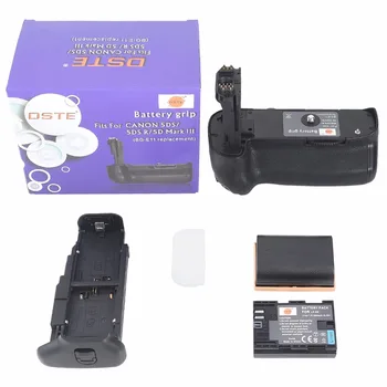 DSTE BG-E11 Battery Grip + 2x LP-E6 lp-e6 Battery For CANON 5D Mark III 5D3 Digital SLR Camera