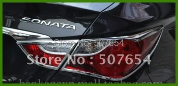 ABS Chrome 4pcs rear lamp cover,taillight decoration trim for HYUNDAI SONATA YF 2011-