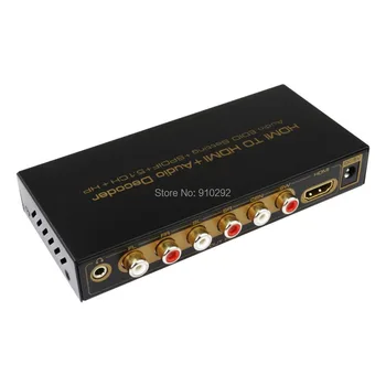 1080P 3D HDMI to HDMI Converter Adapter With Audio SPDIF Optical/Toslink RCA Analog EDID Setting (2CH/5.1CH) HP