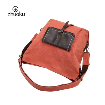 2017 summer style crossbody shoulder bag, brown canvas double Shoulder bag,Multifunction women messenger bags L331
