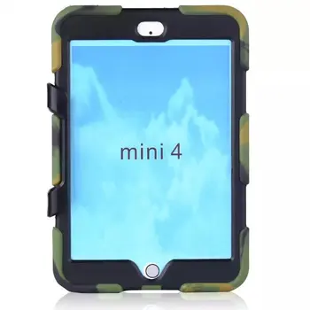 For Apple iPad Mini 4 Case Cover Heavy Duty Rugged Impact Hybrid Case with Kickstand Protective Cover 7.9 inch Tablet