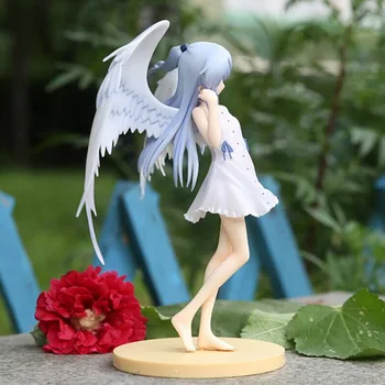 22cm Japanese Anime Version Figure Cute PVC Action Figure Model Toy Gifts Collection Beauty Angel Beats Girl Wings WX062