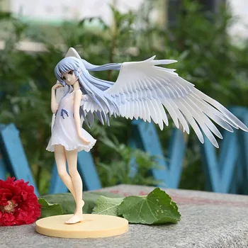 22cm Japanese Anime Version Figure Cute PVC Action Figure Model Toy Gifts Collection Beauty Angel Beats Girl Wings WX062
