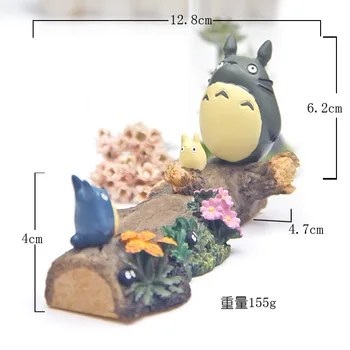 Brinquedos Hayao Miyazaki Totoro Movie micro four seasons landscape landscaping doll ornaments Action Figure doll Toy