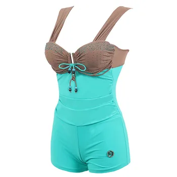 Raintropical 2017 New Plus Size Swimwear One Piece Swimsuit Swimming Suit For Women Bathing Suit Large Size Monokini Swimsuit