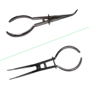 1pcs Tooth Ring Dental Placing Forceps Ring Arranged for Rubber Ring Placed Orthodontic Pliers Tools Clamp Forceps Orthodontic