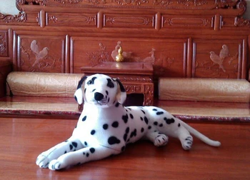 Simulation dalmatians high-grade household decoration simulation toy dog home decoration plush toys
