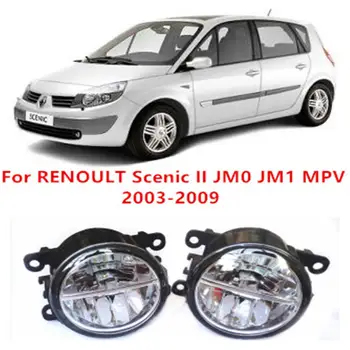 For RENOULT Scenic II JM0 JM1 MPV 2003-2009 10W Fog Light LED DRL Daytime Running Lights Car Styling lamps