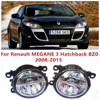 For Renault MEGANE 3 Hatchback BZ0 2008-Fog Lamps LED Car Styling 10W Yellow White 2016 new lights