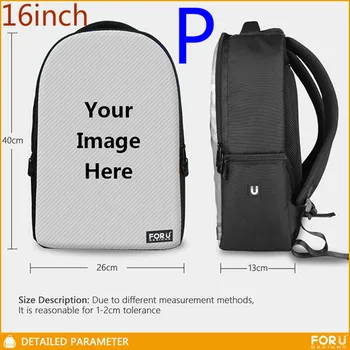 Unisex Designer School Backbag Black Cartoon Printed Men's laptop Backpacks Big Capacity Women Travel Rucksack Mochila Escolar