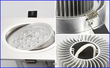 21W LED Downlights AC85-265V LED Recessed Ceiling Downlight Fixture Energy Saving With LED Driver Iindoor light