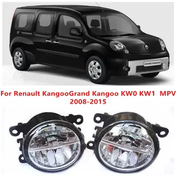 For Renault KangooGrand Kangoo KW0 KW1 MPV 2008-Fog Lamps LED Car Styling 10W Yellow White 2016 new lights