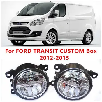 For FORD TRANSIT CUSTOM Box 2012-Fog Lamps LED Car Styling 10W Yellow White 2016 new lights