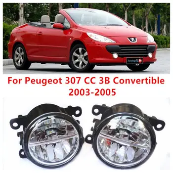 For Peugeot 307 CC 3B Convertible 2003-2005 Fog Lamps LED Car Styling 10W Yellow White 2016 new lights