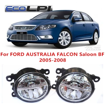 For FORD AUSTRALIA FALCON Saloon BF 2005-2008 10W Fog Light LED DRL Daytime Running Lights Car Styling lamps