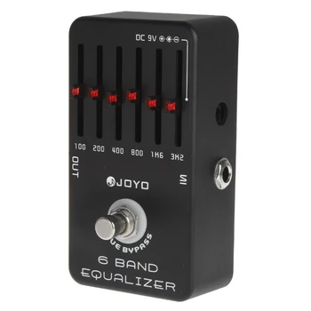 JOYO JF-11 Professional True Bypass 6-Bands Guitar Equalizer Effects