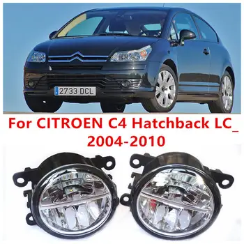 For CITROEN C4 Hatchback LC_ 2004-2010 Fog Lamps LED Car Styling 10W Yellow White 2016 new lights
