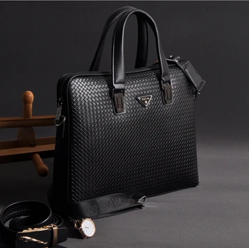 Etn bag  selling brand man handbag male fashion leather business bag men briefcase