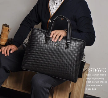 Etn bag  selling brand man handbag male fashion leather business bag men briefcase