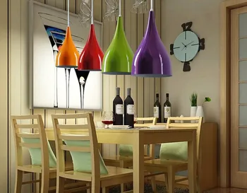 Dining LAMPS room pendant lights single-end led multicolor PENDANT LAMPS Sample house LAMPS XXZSP1 zzp
