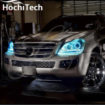 4pcs/set multi-color RGB SMD 5050 Flash LED angel eyes light for Mercedes-Benz GL-Class X164 GL450 2007 2008 2009 2010 2011 2012