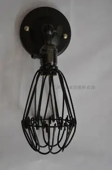 Nordic Vintage American country style restaurant bar iron lamp wall lamp post industrial warehouse studio window