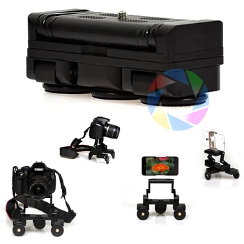 Easy Storage Mini Camera Video Car Photograph Rail Rolling Track Slider Skater Table Dolly Flexible For Gopro Sjcam Canon Camera