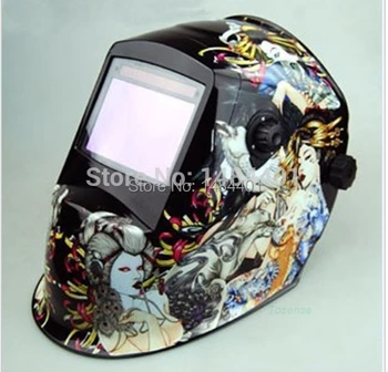 Fifteen years of dedicated welding cap Polished Chromed plasma cutter shading welding mask for free post