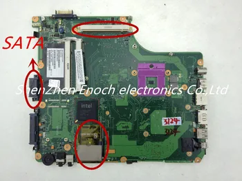 For toshiba satellite A300 laptop motherboard with graphics slot V000125810 PT10G-6050A2171501-MB-A03 SATA DVD