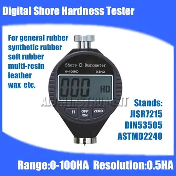 Digital Shore Hardness Tester Meter shore Durometer Rubber Hardness Tester Standards: DIN53505 ASTMD2240 JISR7215