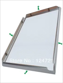 Hot sell hanging aluminum frame slim lightbox