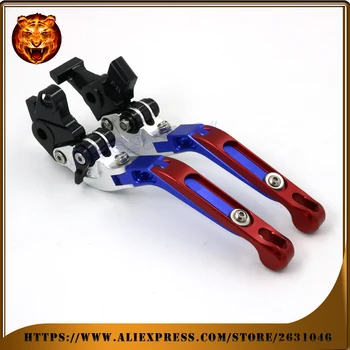Adjustable Folding Extendable Brake Clutch Lever For HONDA ST1300 ST1300A 2003 04 05 06 07 WITH LOGO Motorcycle