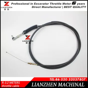 Excavator parts R-3.2 meters throttle control cable motor direct manufacturer