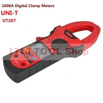 UNI-T UT207 Clamp Digital Multimeter AC DC 1000A Volt Amp Ohm Hz Temp clamp meter