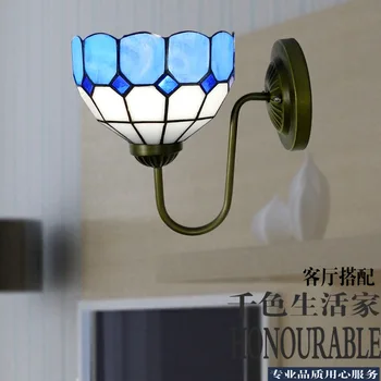 Special modern and simple Mediterranean single head wall lamp bedroom bedside lamps living room dining Villa Club Creative Arts