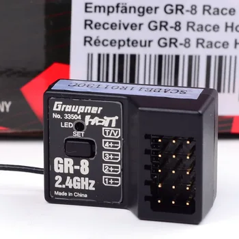 Graupner GR-8 4 Channel 2.4GHz HoTT Receiver 2.4 GHz Surface Receiver Rc