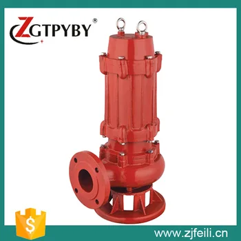 High capacity hot water sewage pump industrial sewage pump using submersible sewage pump