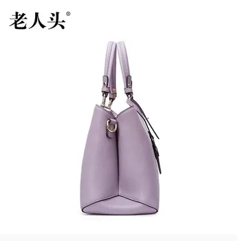 2017laorentou high-end luxury fashion brand leather handbag shoulder messenger bag  of well-known women