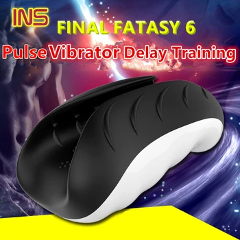 INS pulse vibrator Male Masturbator cup charging sextoys Male Delayed Training erotic toys pussy adult sex toys for men