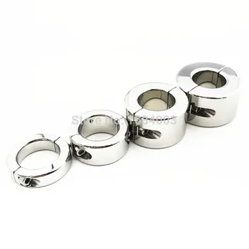 Heavyweight 950g Scrotum Pendants Steel Chastity Penis Ring For Him Big Size Ball Stretcher Testis Cockrings