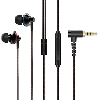 EX1 2nd Hifi Hot Fever Bass in-ear Earphones With Mic Studio Metal Stereo Music Aerospace Black For mobile phones smartphone PC