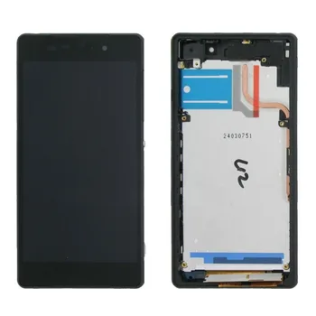 High Qualiy LCD Display Assembly Touch Screen Digitizer With Frame For Sony Xperia Z2 D6502 D6503 D6543 L50W