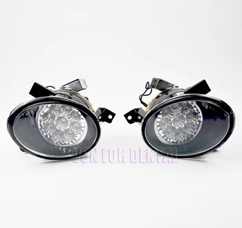 Pair Of Front Lower Clean LED Fog Light Lamp Fit For VW Jetta Golf MK6 Plus Eos