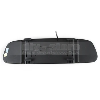 DIYKIT Wireless Auto Parking Monitor System Waterproof Parking Radar Sensor Car Camera + 4.3 inch Car Mirror Monitor