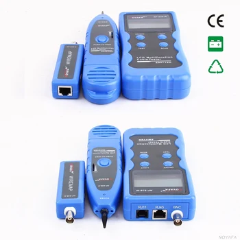 New NF-838Blue RJ45 BNC USB 1394 RJ11 Telephone Wire Tracker Line Finder Short circuit line cable Network Cable Finder